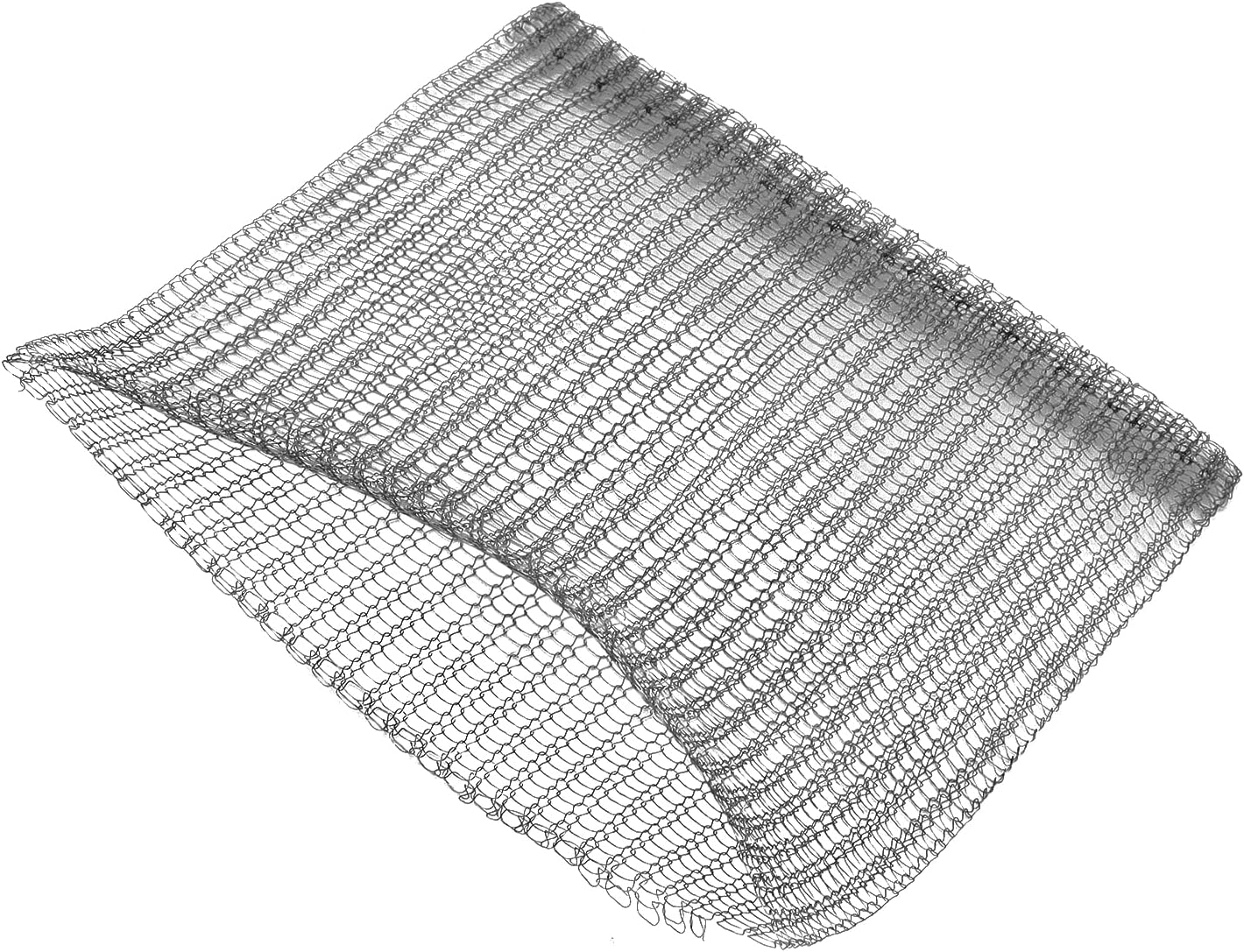 QWORK 1 Gallon Stainless Steel Root Guard Mesh Baskets - 12-Pack Reusable Physical Barrier for Annuals, Perennials, and Vegetables, 9" x 9.8"