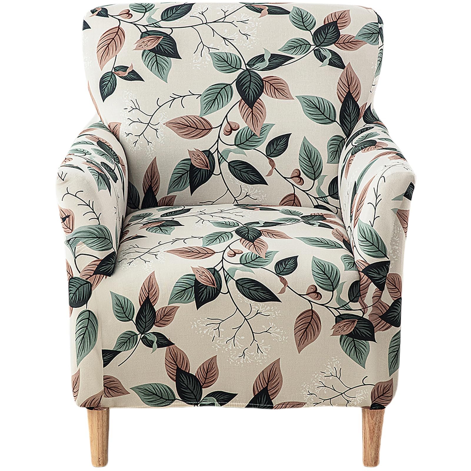 Elegant Sofa Covers Stretchy Elastic Armchair Covers with Leaves Prints