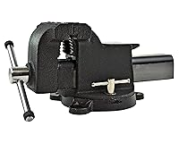 Vista 8 de Yost Vises 904-AS Tornillo de Banco Combinado de Acero Completo Ancho de Mordaza de 4 Pulgadas para Tubo y Banco Agarre Seguro con Base