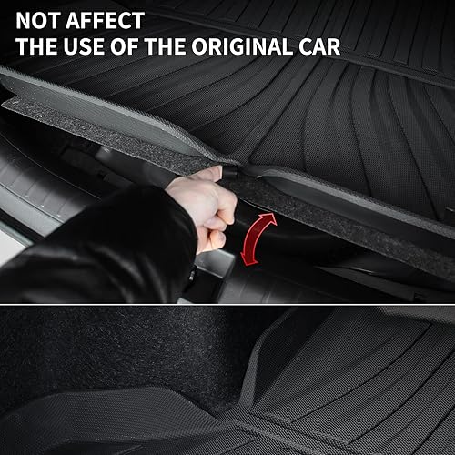 Miniatura 4 de powoq Compatible con Honda Civic Sedan TPE 2022 2023, tapete de carga para todo tipo de clima, forro de maletero para Honda Civic 2022 2023 (tapete