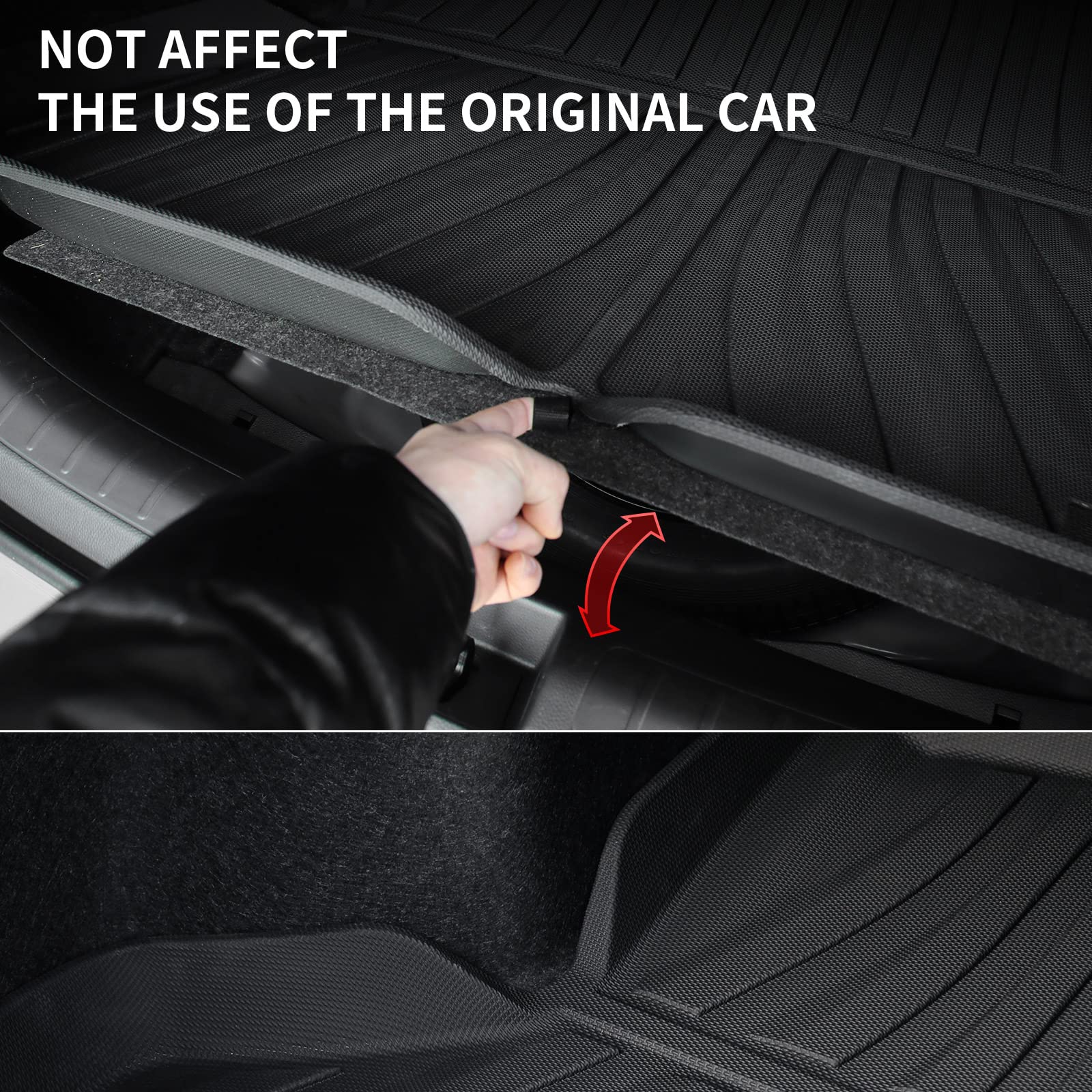 Powoq Trunk Mat Compatible With 2022-2024 Honda Civic Hatchback - View #7