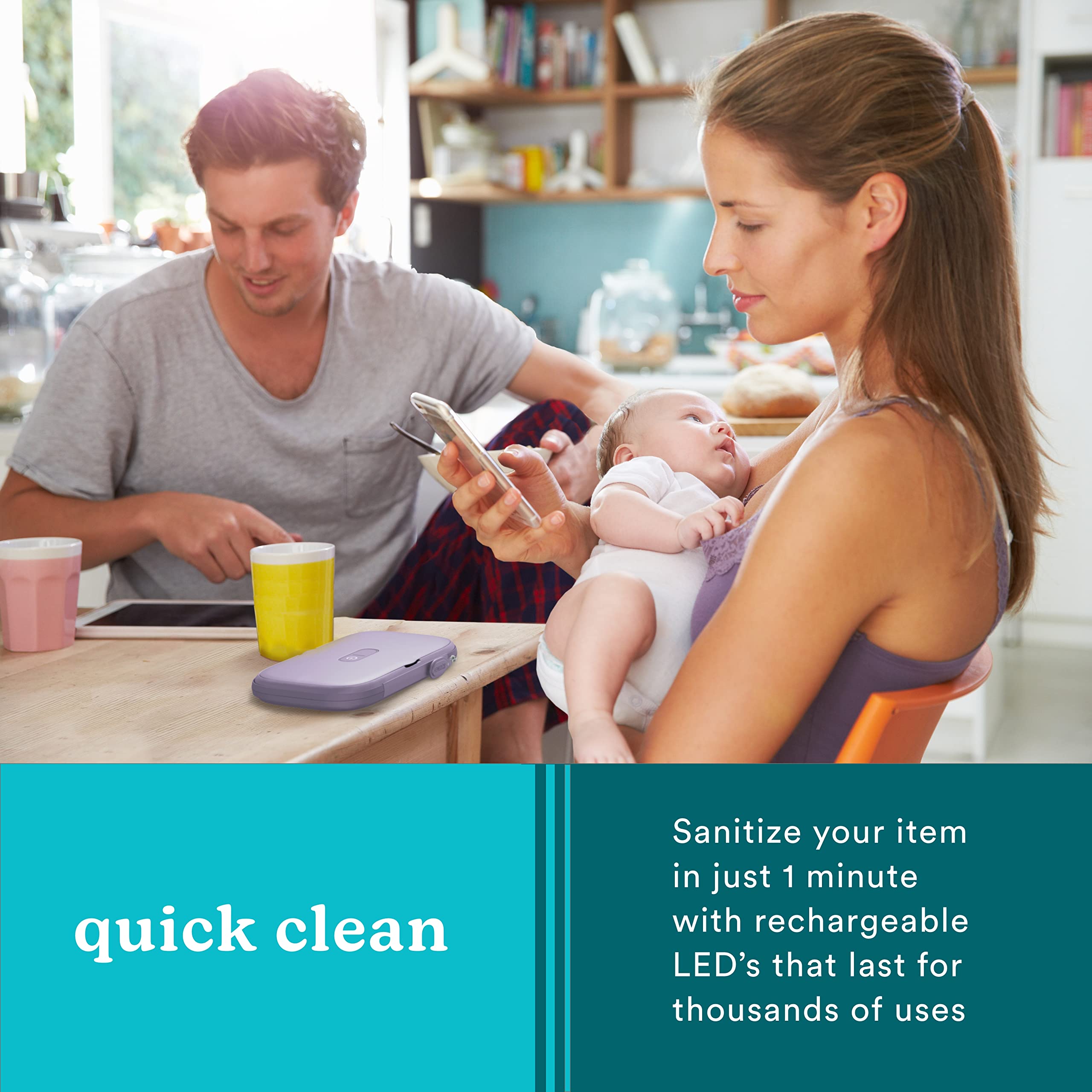 HoMedics Désinfectant UV pour téléphone