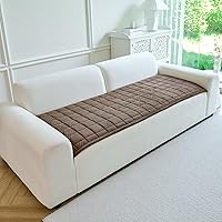 Vista 30 de Fundas para brazos de sofá, funda suave para respaldo reclinable, lavable, fundas gruesas y mullidas para reposabrazos de sofá, fundas protectoras