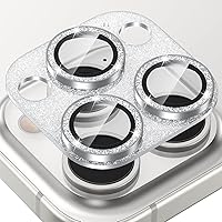 Vista 17 de Tensea Protector de lente de cámara para iPhone 16 Pro/iPhone 16 Pro Max/iPhone 15 Pro/iPhone 15 Pro Max, cubierta de vidrio templado de aleación