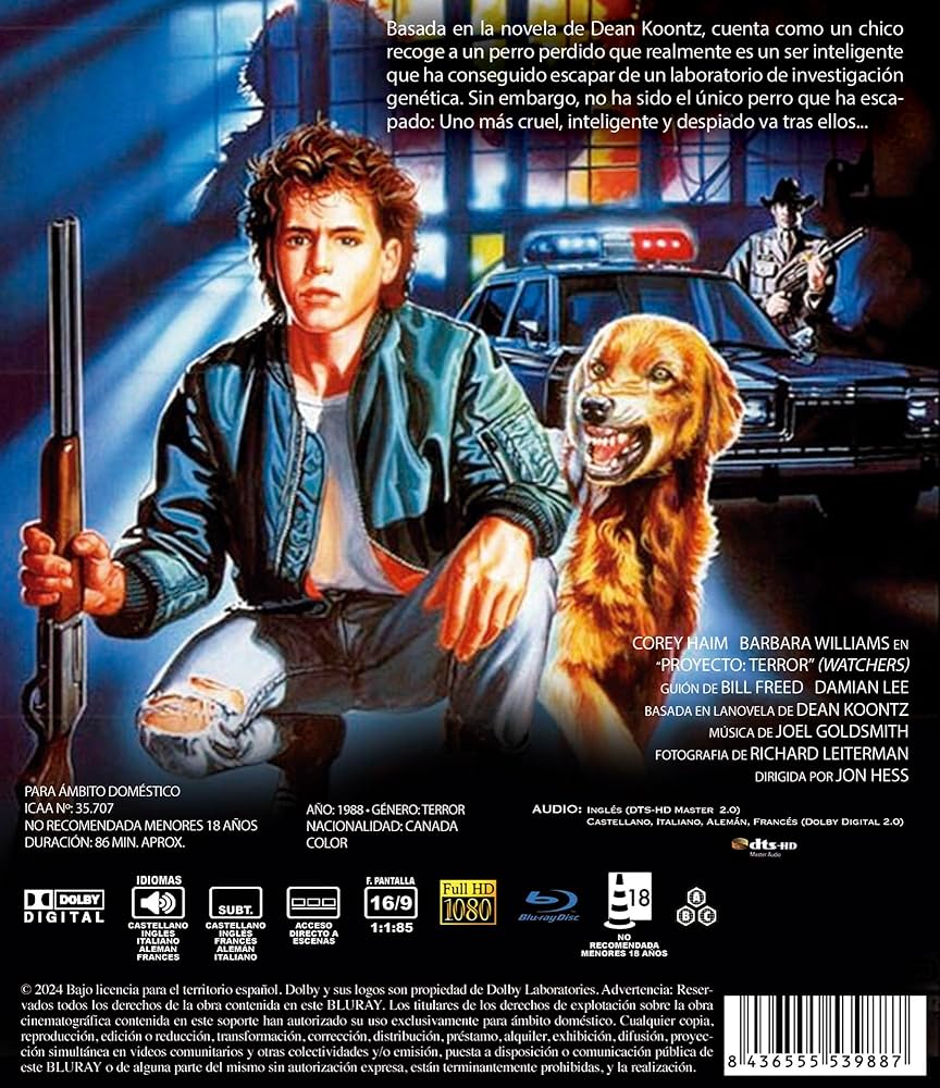  Man DVD まとめ　Blu-ray Amazon.com: Watchers (1988) [ Blu-Ray, Reg.A/B/C Import