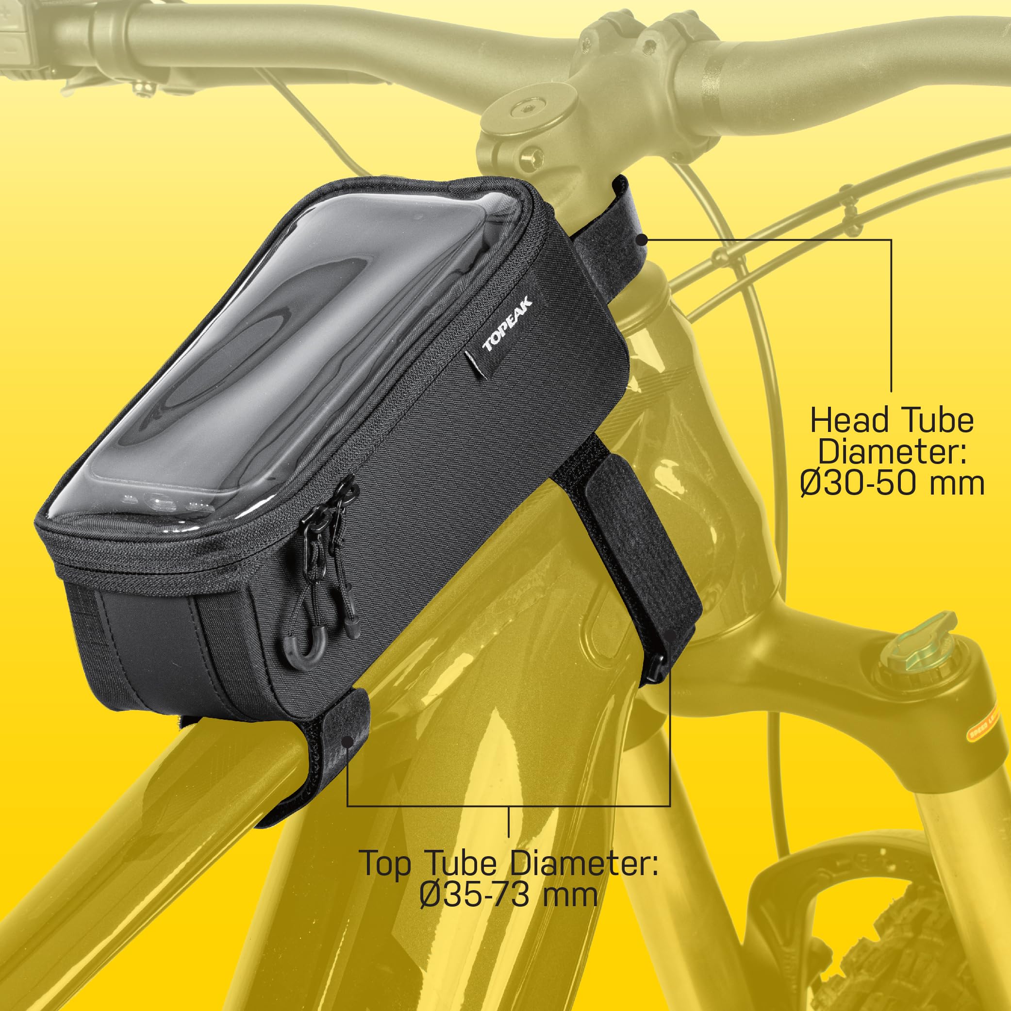 Amazon.co.jp: Topeak弁当パック:2イン1トップチューブバッグ&電話