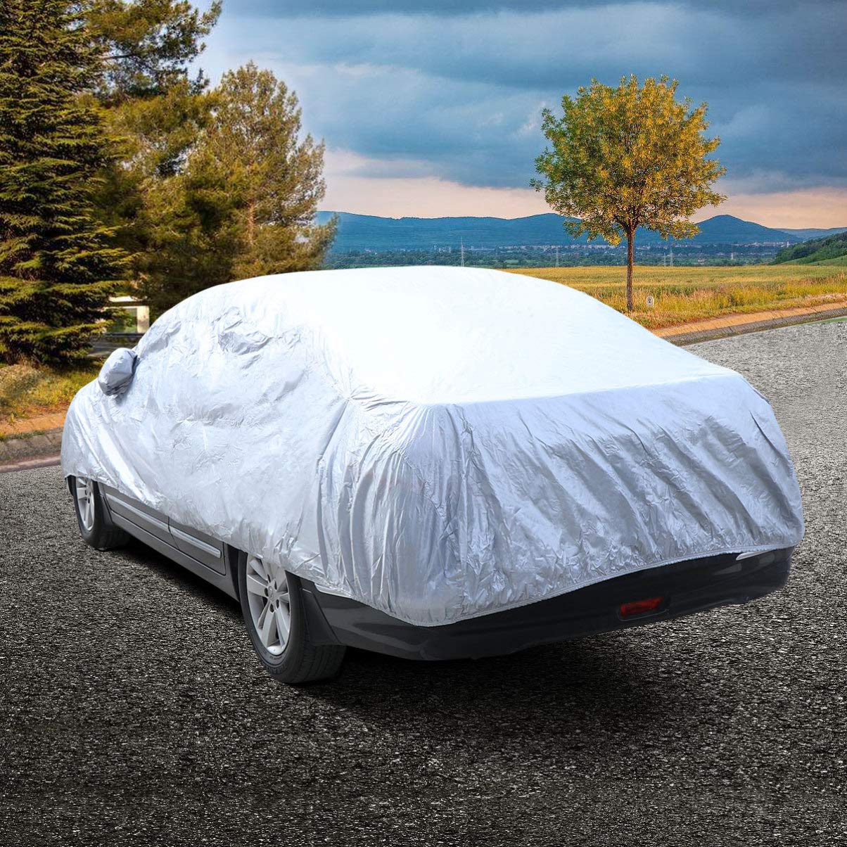 SEWOART Full Car Cover Uv Shield Rainproof Dustproof Car Jacket Protect Your Vehicle Outdoor — view 6