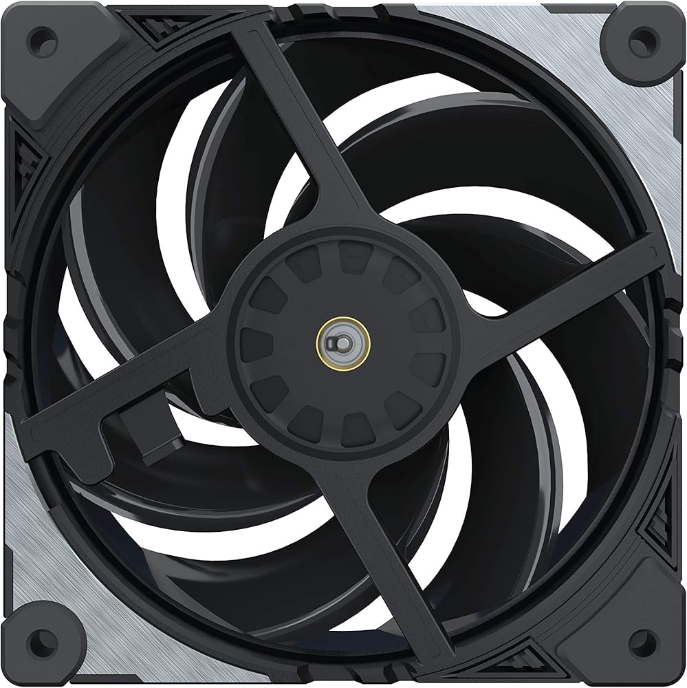 Cooler Master MasterFan SF120M 120mm Premium Square Frame Fan w/PWM Control Industrial Grade Material, Inter-Link Fan Blade, Anti-Vibration Motor for Computer Case thumbnail 2