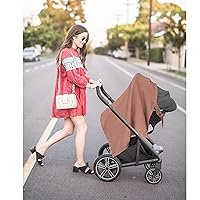 Vista 8 de Konssy Funda de Lactancia de Muselina para Amamantar al Bebé, Transpirable 100% Algodón Funda de Lactancia con Aro Rígido para Delantal de Lactancia