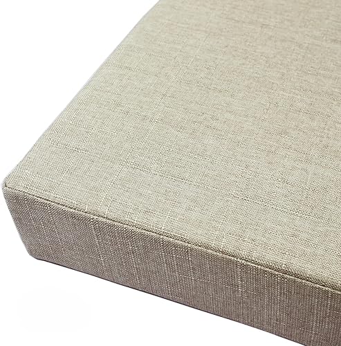 QQXX Cojín de banco para exteriores e interiores, cojín inferior antideslizante impermeable, para muebles de jardín, patio, silla de banco, cojín de