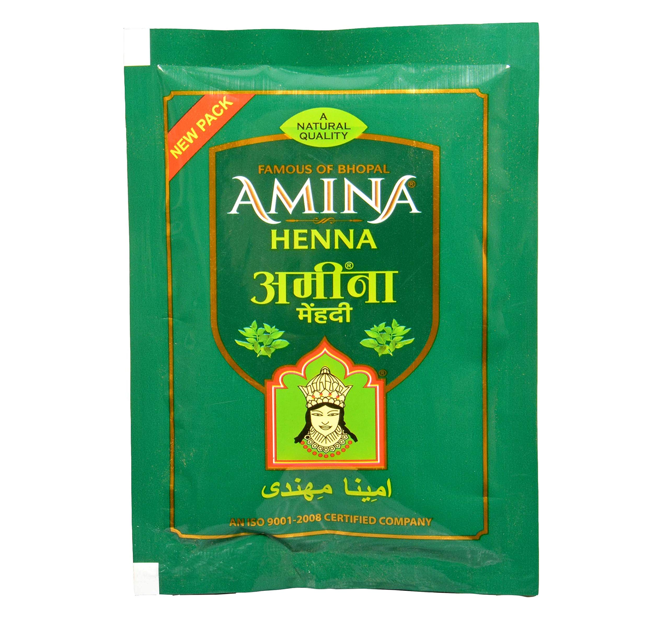 Amina Herbal Henna Mehndi Powder Green,500 g (Pack of 20)-image-47