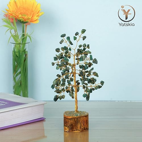 Miniatura 3 de YATSKIA Árbol de cristal de amatista, decoración de árbol de piedras preciosas, árbol de dinero de Feng Shui, árbol de cristal bonsái, cristal de