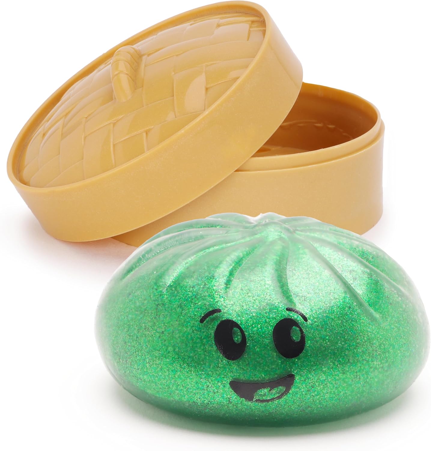 Toyland® Squishy Bao Dumpling Sensory Fidget Toy with Plastic Steamer Box - Squeeze Toys for Kids - 1 Chosen At Random - Ages 3+ — image 23