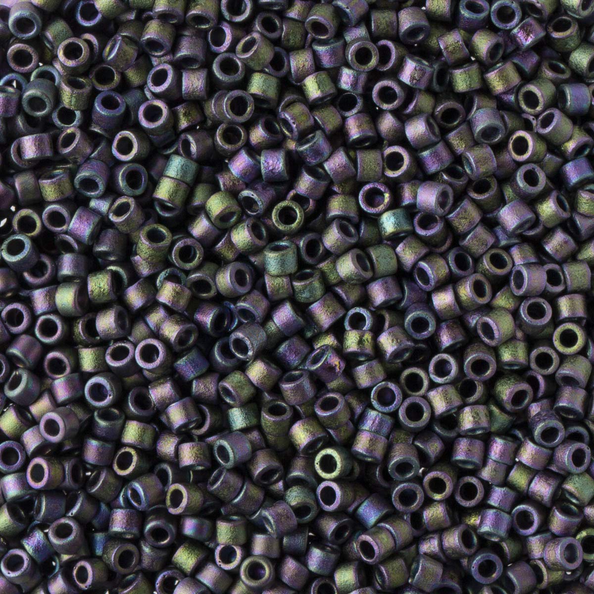 Miyuki Lot de perles Delica : taille 11/0, palette de collection DB312, DB327, DB1053, 7,2 g, 3 tubes