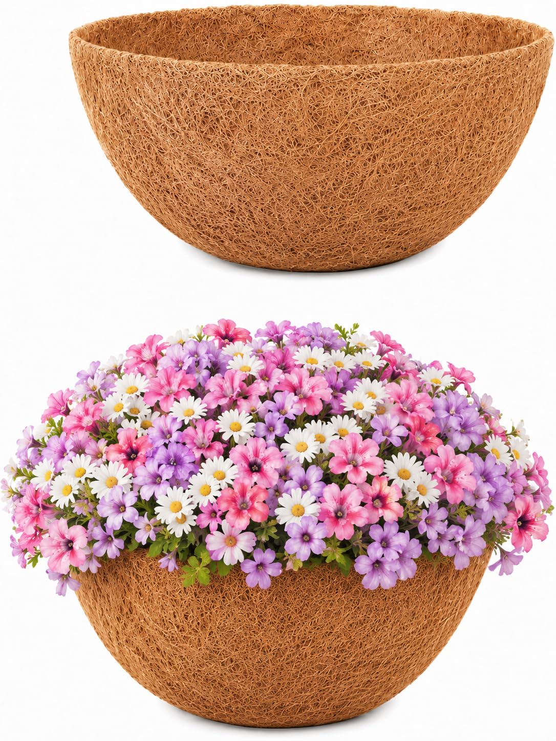 Y&M 16 Inch Round Coco Liners 2-Pack