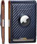 BULLIANT Portefeuille homme, Portefeuille en cuir mince RFID Bloquer pour les hommes-cadeaux Standard & Utilisation de la marque d ' air 11Cards