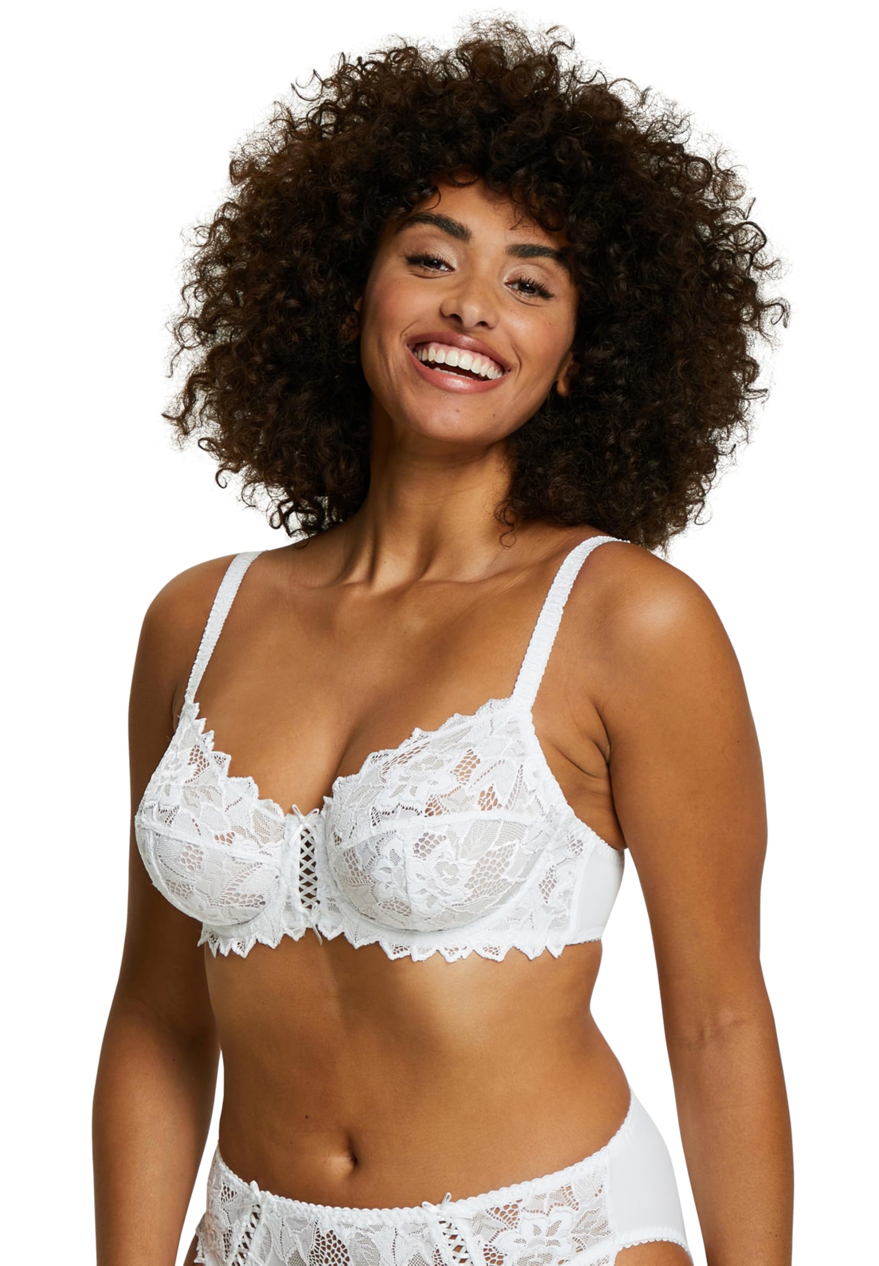 Sans Complexe Women's White Plain Or Unicolor Push-Up - (Manufacturer : 100D) 38D