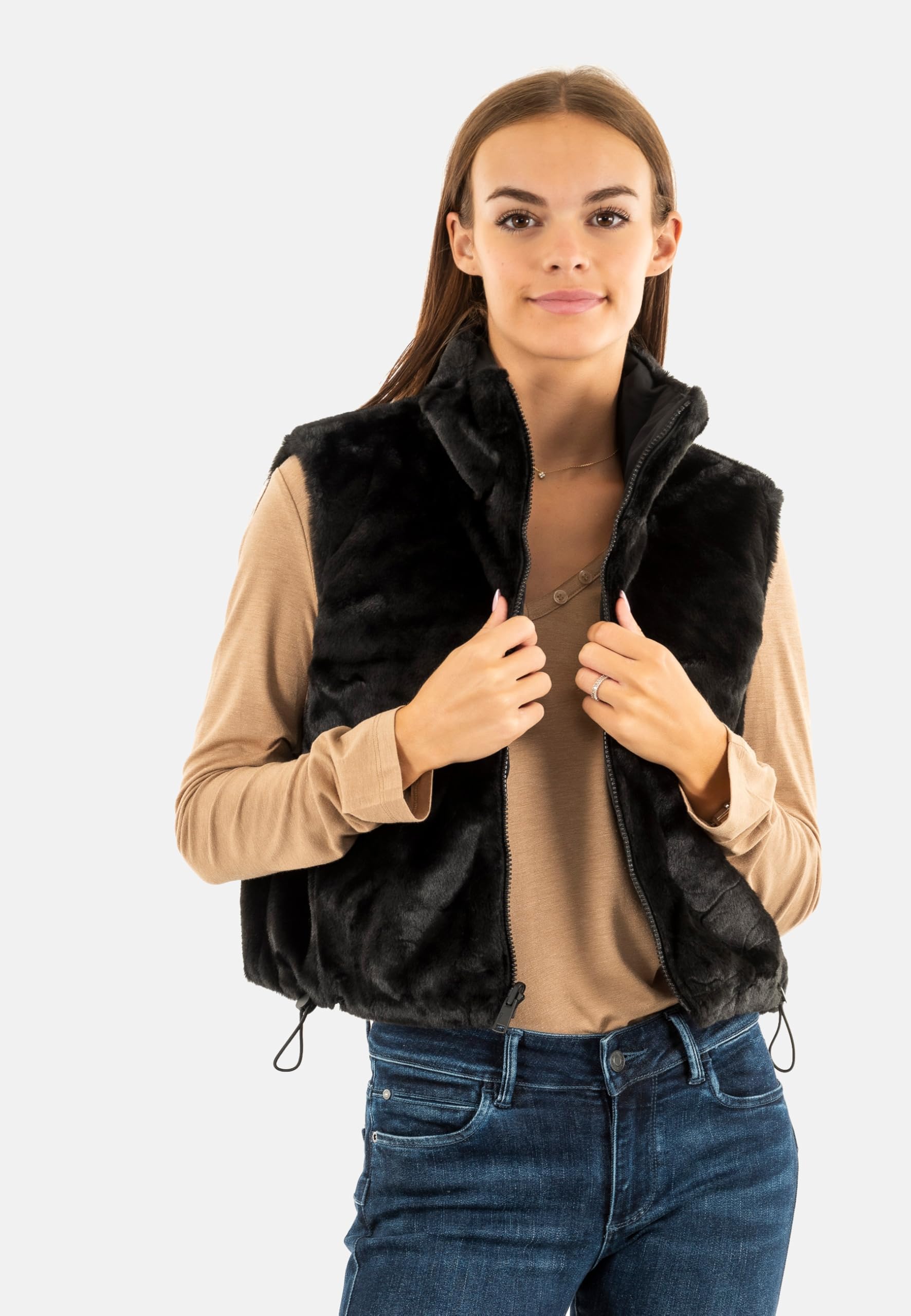 Onldana Faux Fur Rev.Waistcoat Otw CC