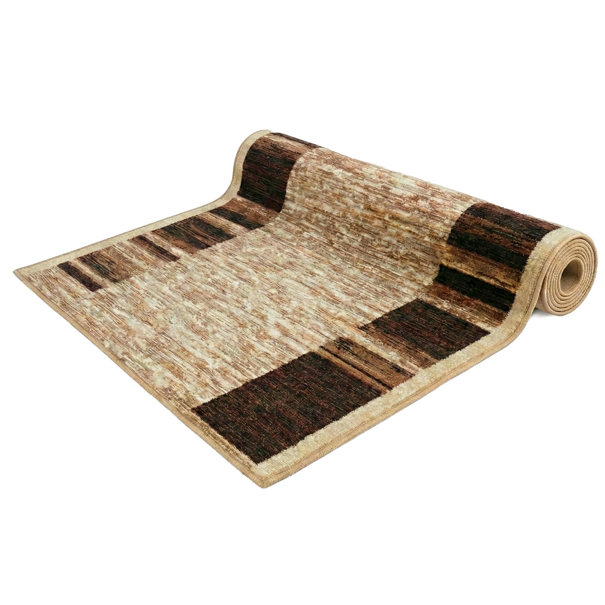 Floordirekt Tapis de couloir Navona - Pour cuisine, couloir et salon - Tapis à boucles fines - Antidérapant et antistatique - Tapis de couloir (beige, 80 x 300 cm)