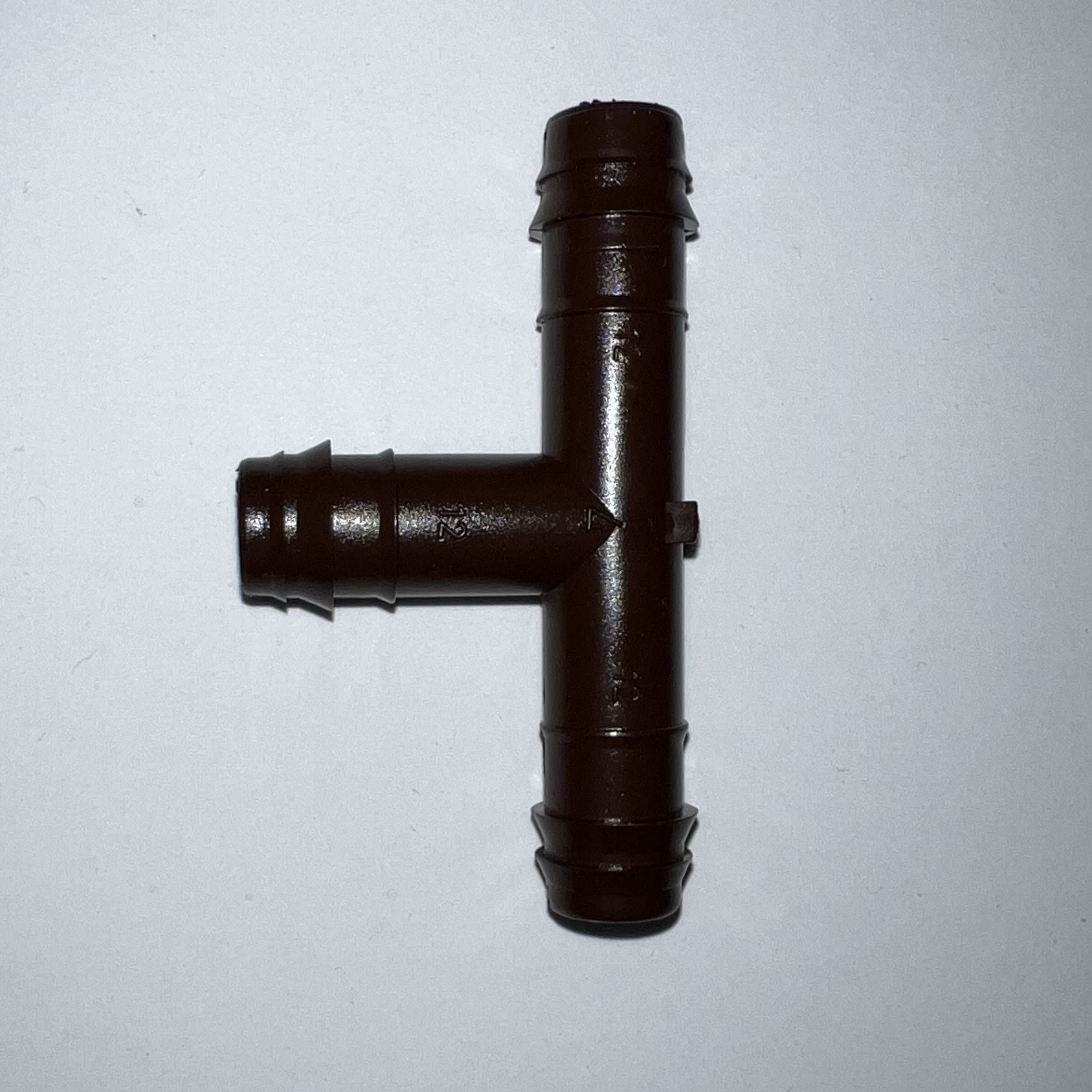 T12TEE 12mm Insert Tee Dripline Irrigation Fitting (25/Bag)