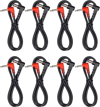 8 Pack Effects Pedal Power Cables for use with Furman SPB-89C &SPD8 Pedalboards