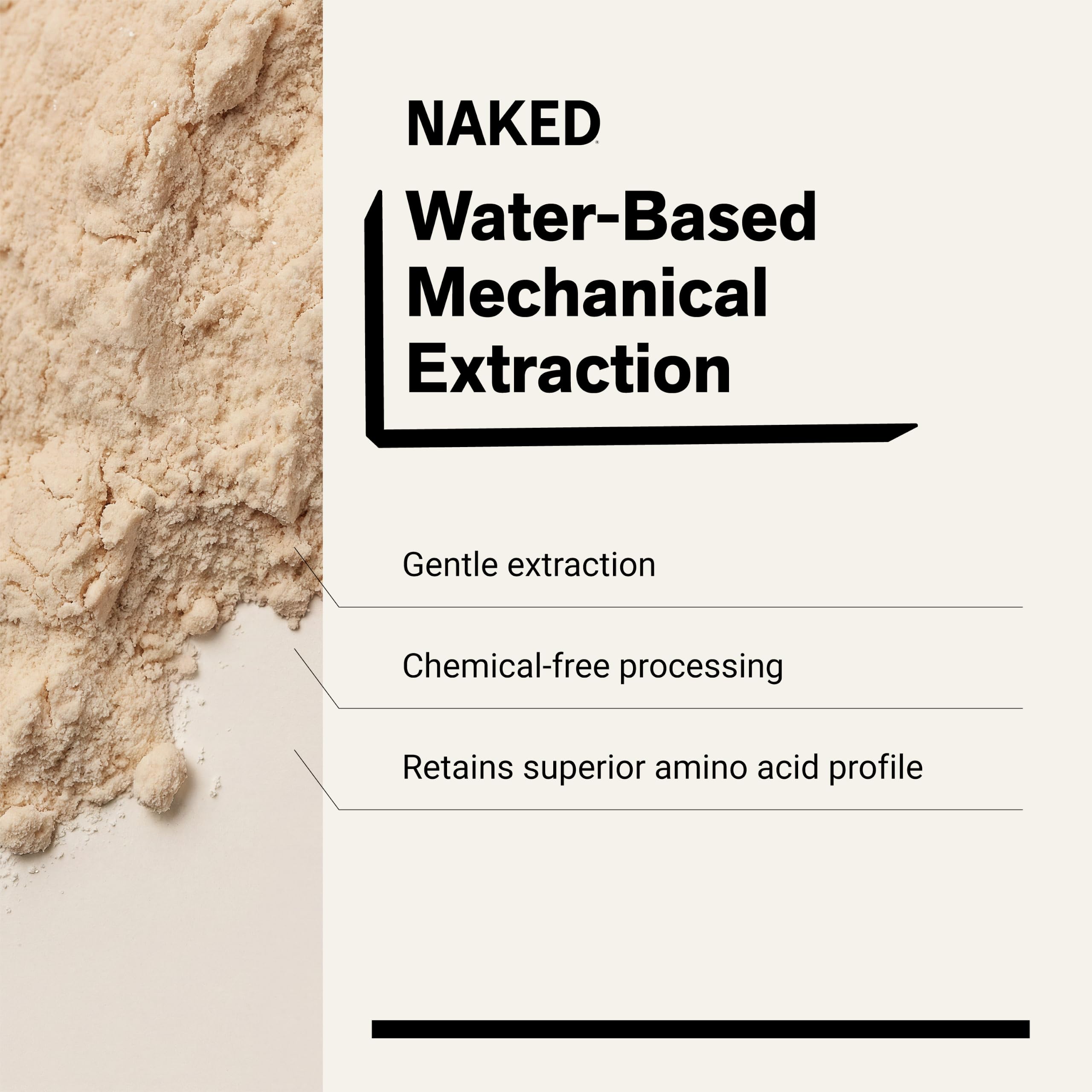 NAKED Pea - 5LB 100% Pea Protein Powder from North American Farms - Unflavored Vegan Pea Protein Isolate - NSF Certified, Plant Protein Powder, Easy to Digest - 76 Servings — Amazon image 4