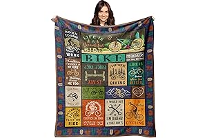 XALAZY Bike Gifts for Women/Men Blanket 60"X50": A Cozy Cycling Companion