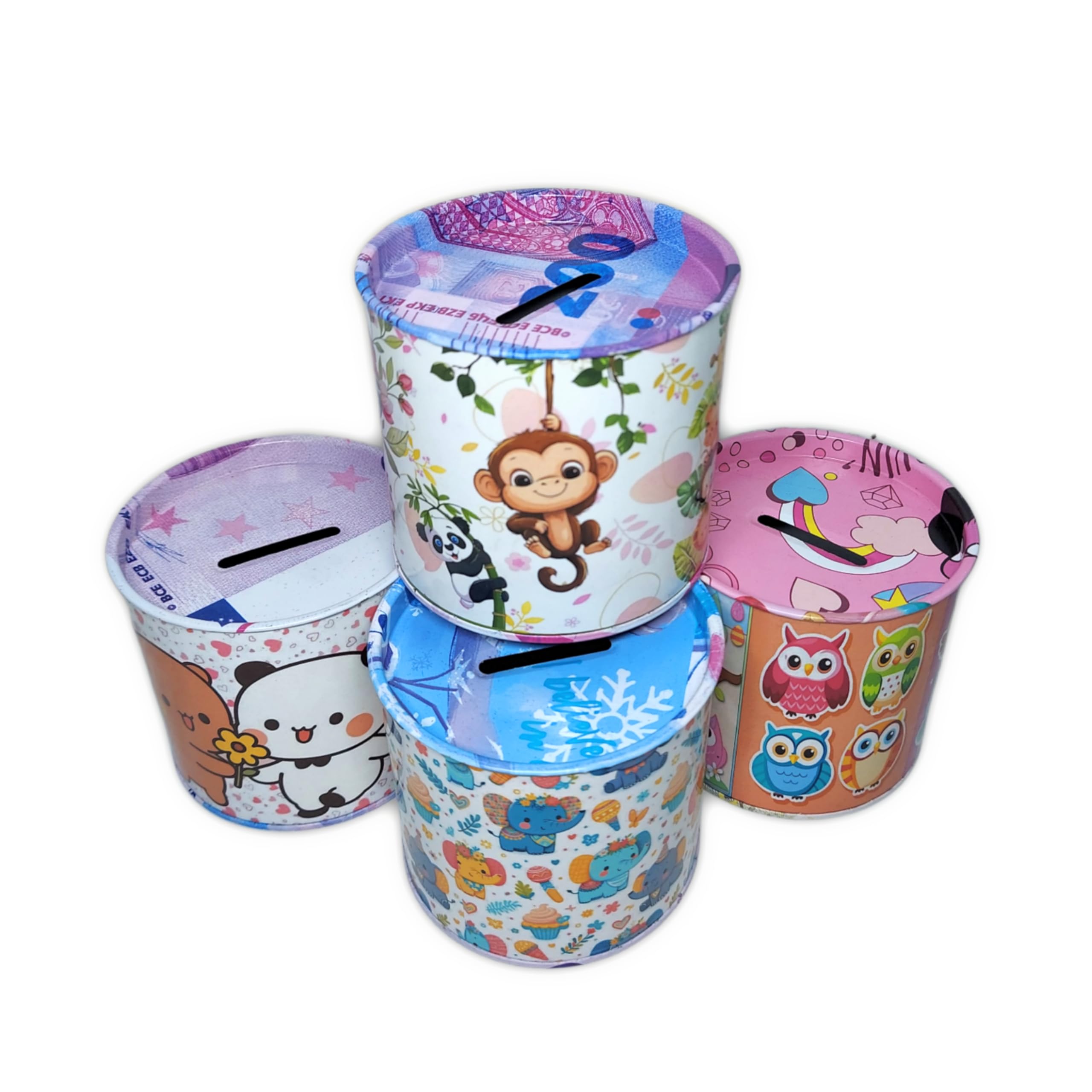 Ayla World Piggy Banks - Set of 6 for Kids -5