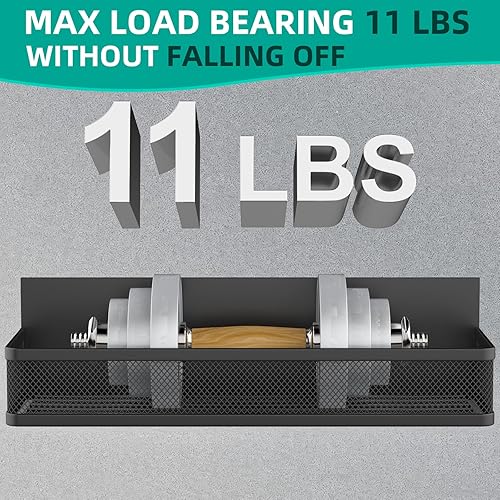 Miniatura 5 de Estante magnético para especias para refrigerador, estante magnético para especias, versión mejorada, paquete de 3 estantes magnéticos con 10