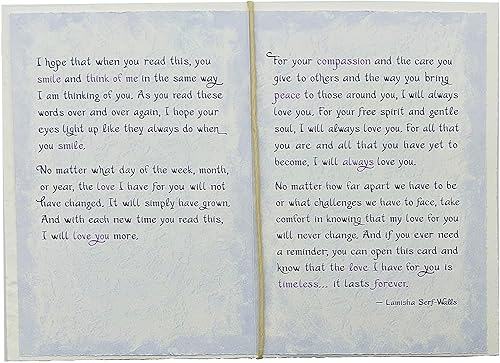 Miniatura 6 de Blue Mountain Arts Tarjeta de amor, tarjeta de cumpleaños, solo porque quieras, Navidad, vacaciones o cualquier ocasión (Every Time You Read This