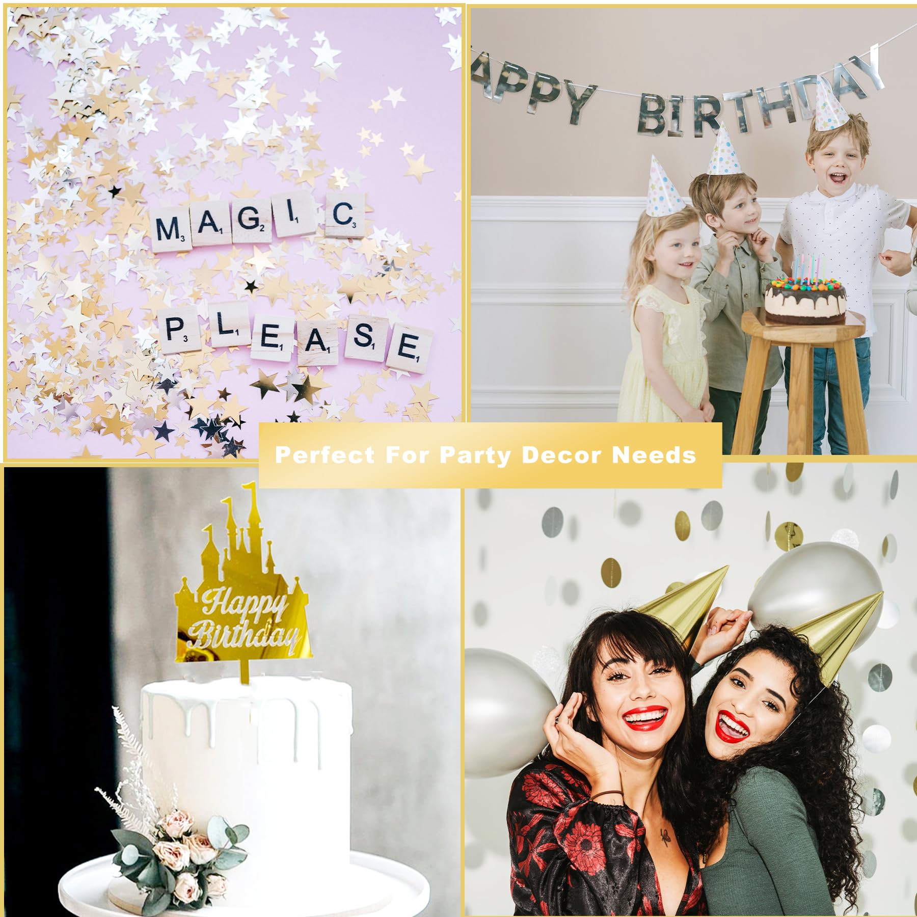 A4 Mirror Card, 60 Sheets Silver and Gold 250gsm/92Ib Metallic Reflective Paper for Crafts DIY Projects Card Making Party Decoration - Image 4