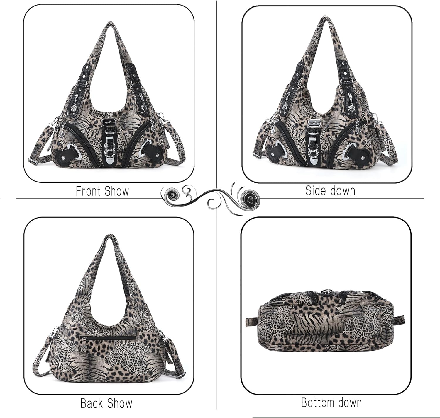 Angelkiss Hobo Purses and handbags for Women Satchel Handbag Women Purses Large Daily Shoulder Bags | Purses, handbags, Handbag, Women Purses, Large, Daily - Image 5