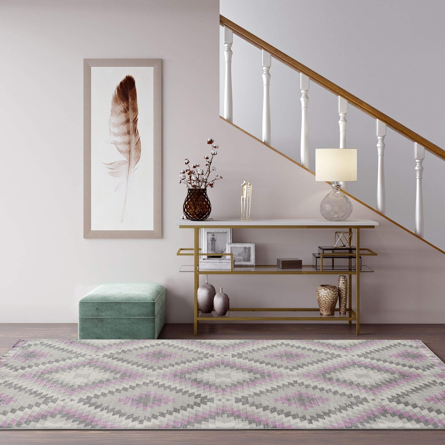 Rugs America BR30N Taffy Moroccan Tribal 2x4 Area Rug 2' x 4'
