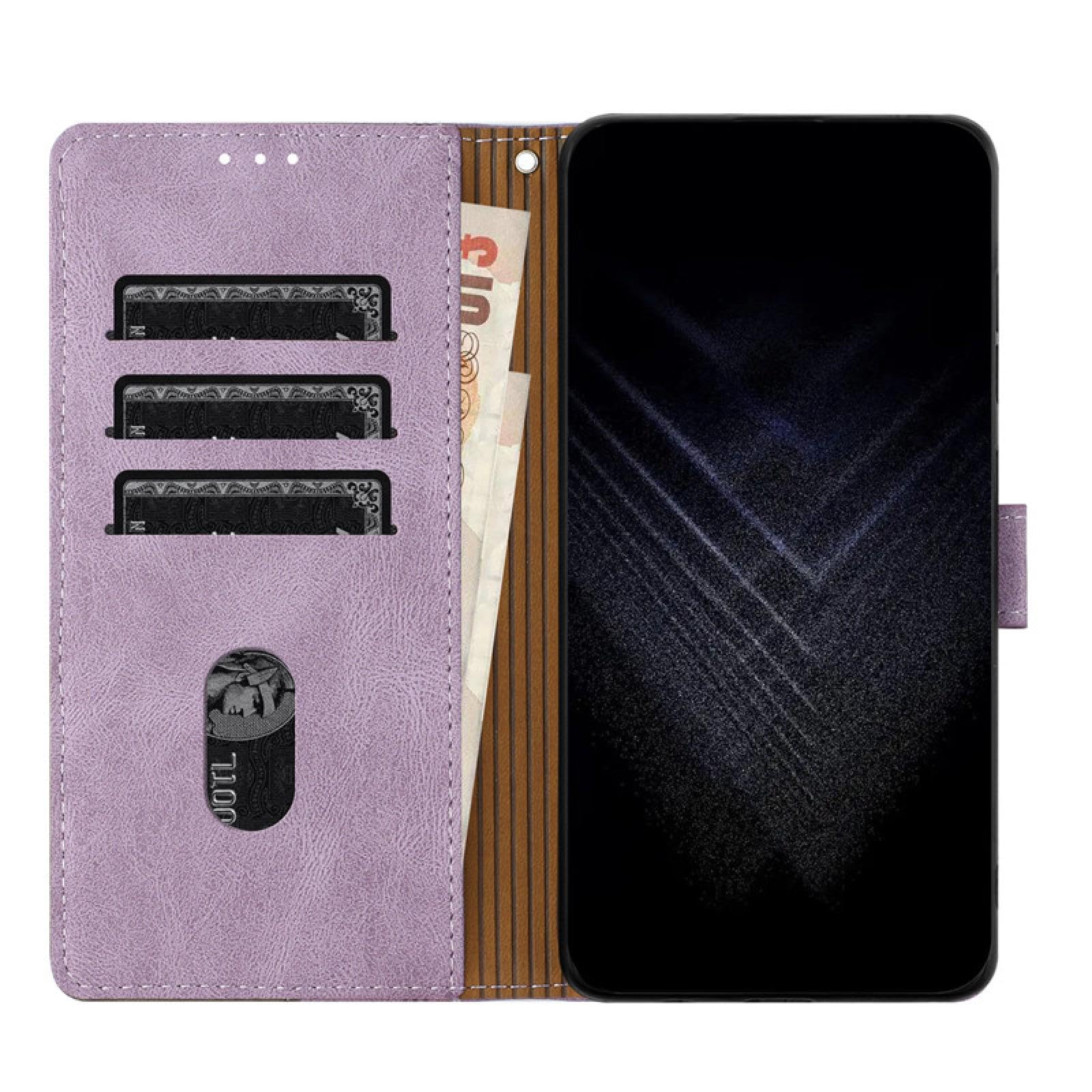 Étui Portefeuille en Cuir avec Support à Rabat pour iPhone 7 (iPhone 8) et Chargement sans Fil (Noir)