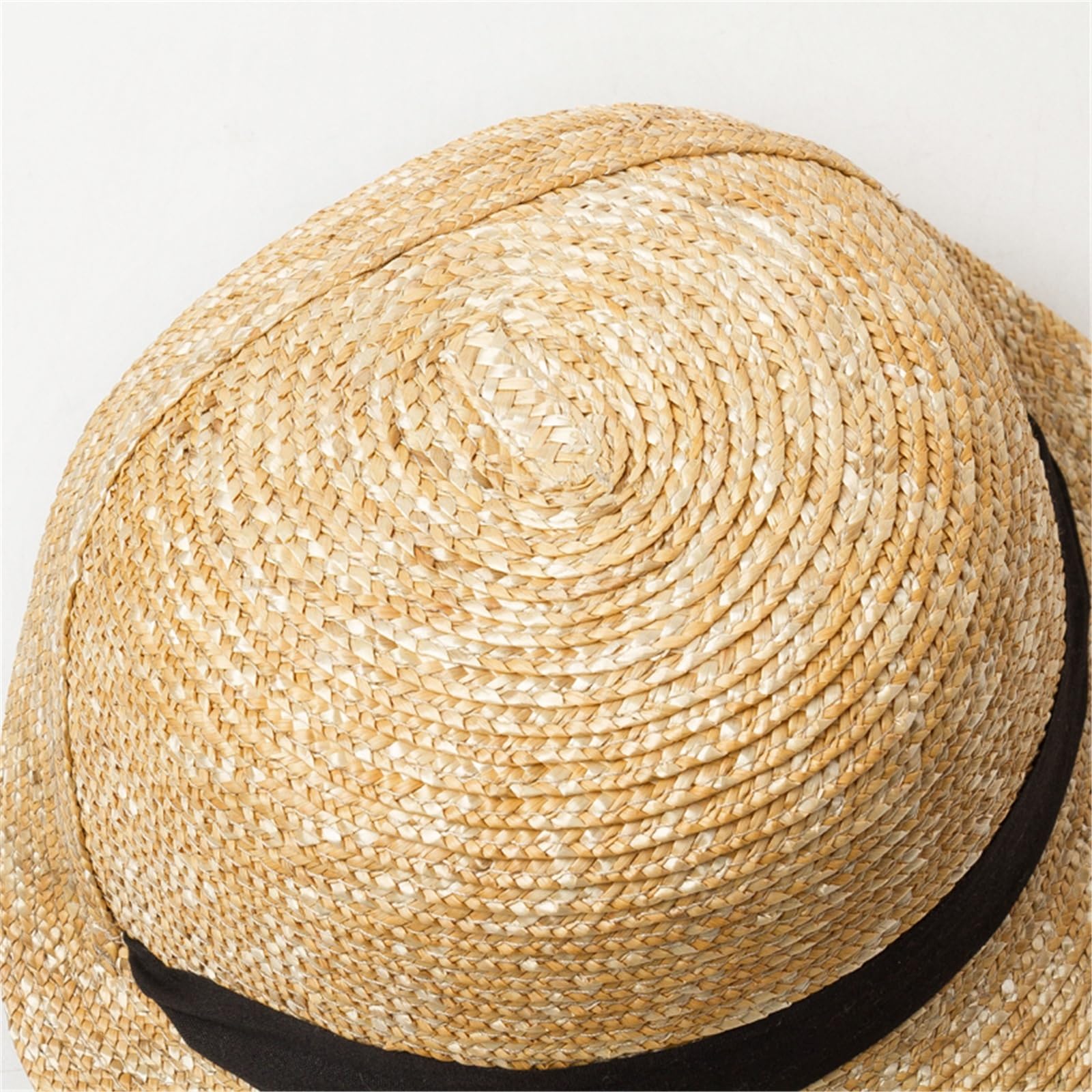 Cappello da Sole in Paglia a Tesa Larga per Bambini - Cinturino Regolabile per Protezione UV e attività all'aperto