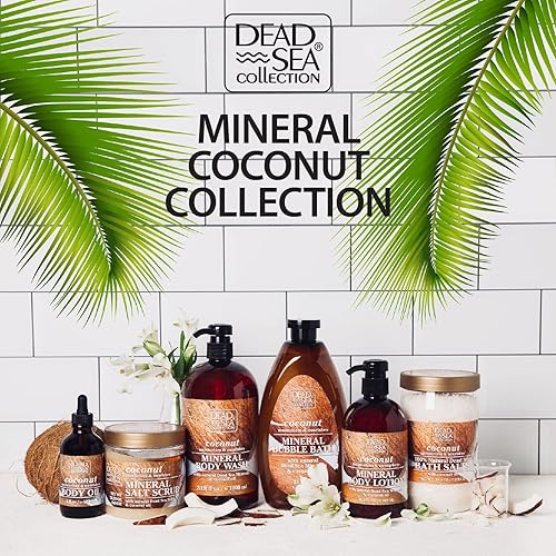 Miniatura 6 de Dead Sea Collection Set de champú y acondicionador con aceite de coco, productos hidratantes para el cabello suavizantes con minerales del mar