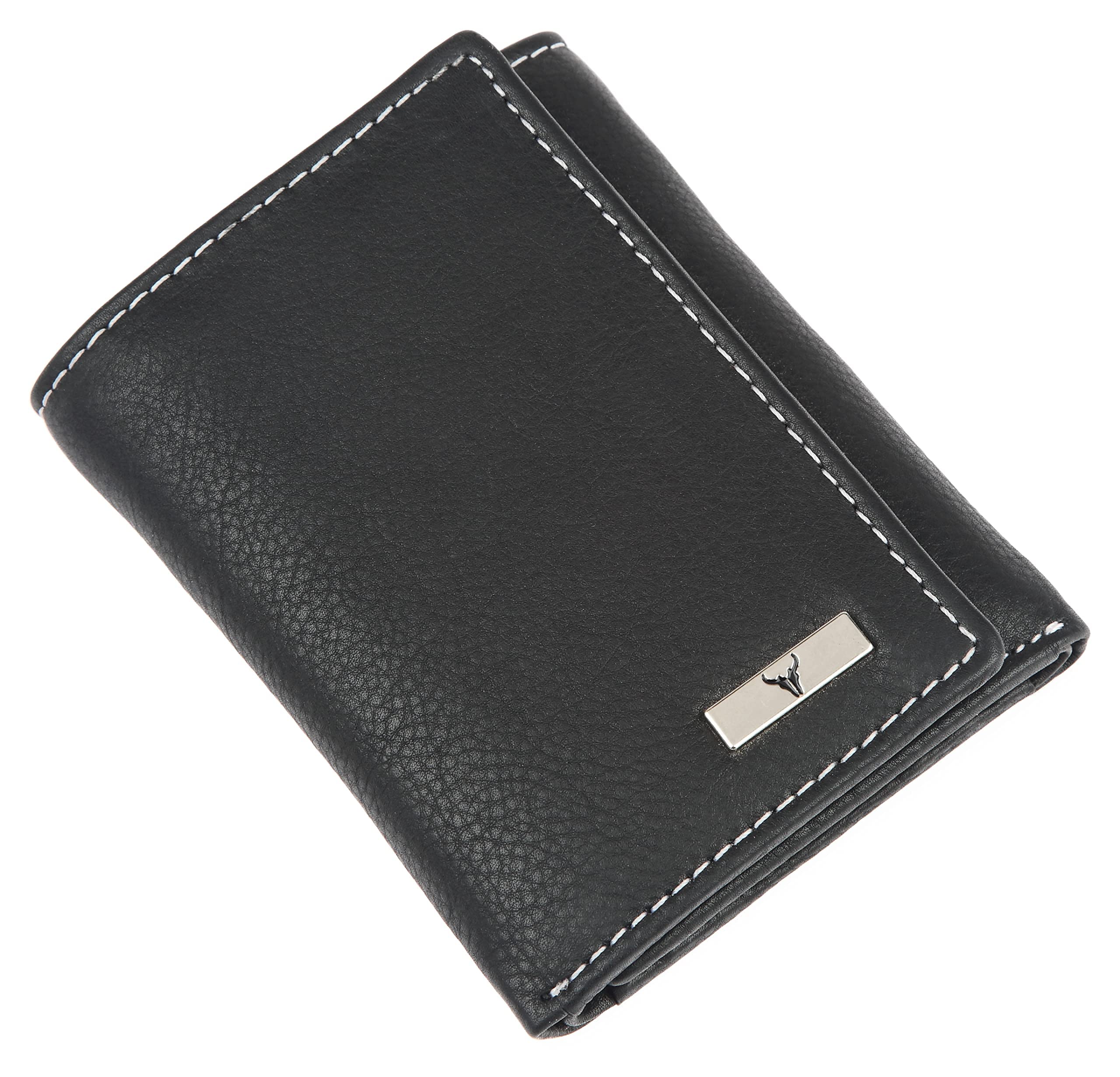 NAPA HIDE Black Leather Men's Wallet (NPH) (BLACK1) - Image 2 thumbnail