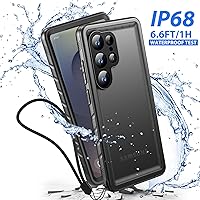 Vista 4 de SPORTLINK - Funda impermeable para Samsung Galaxy S25 Ultra, protector de pantalla integrado a prueba de golpes y polvo, cubierta protectora