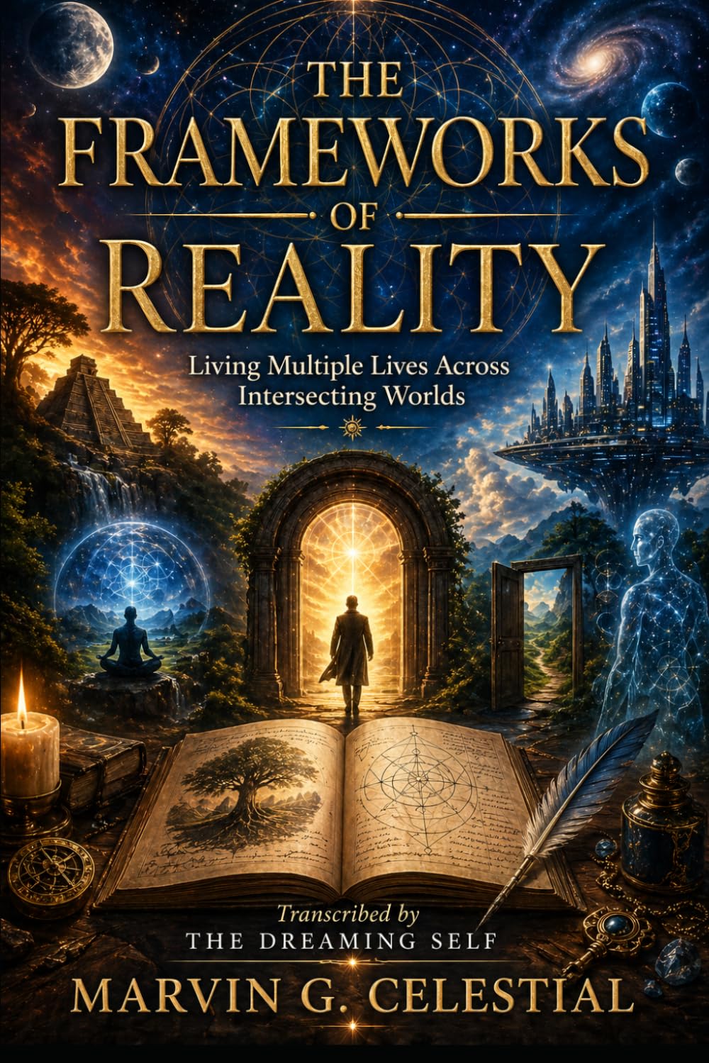 THE FRAMEWORKS OF REALITY: Living Multiple Lives Across Intersecting Worlds Transcribed by The Dreaming Self