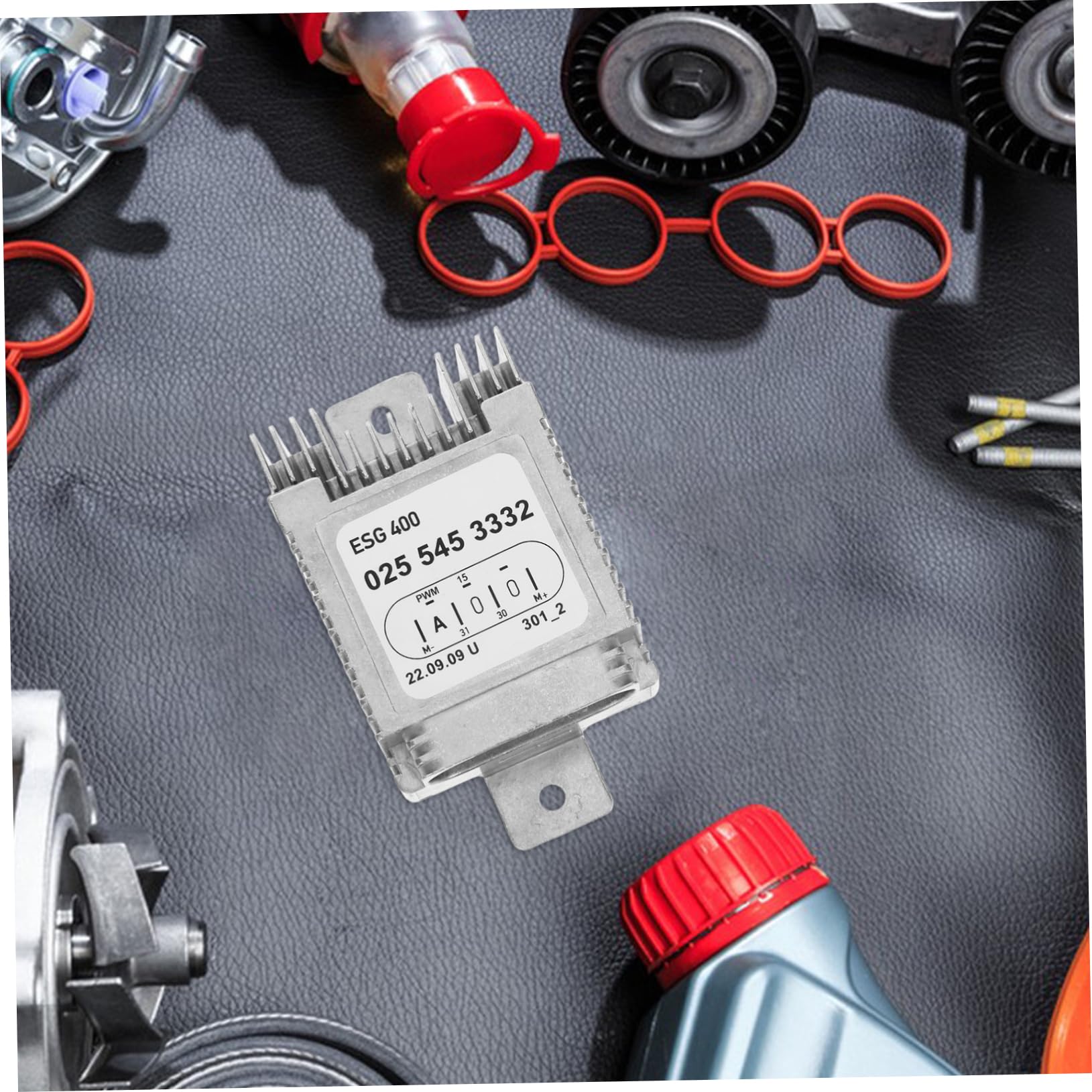 Resistenza Motore Ventilatore Auto Compatibile con Modulo Controllo Ventola Raffreddamento Radiatore Motore Ventilatore Sostituzione Resistenza