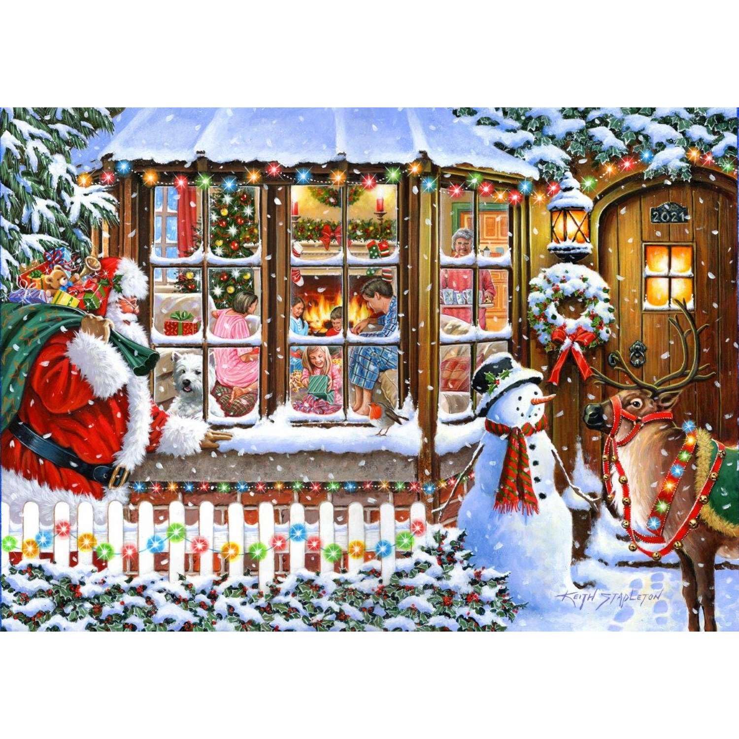 The House Of Puzzles – Puzzle 1000 Pezzi 'With Love From Santa' – Edizione Collezionisti Natale 2021