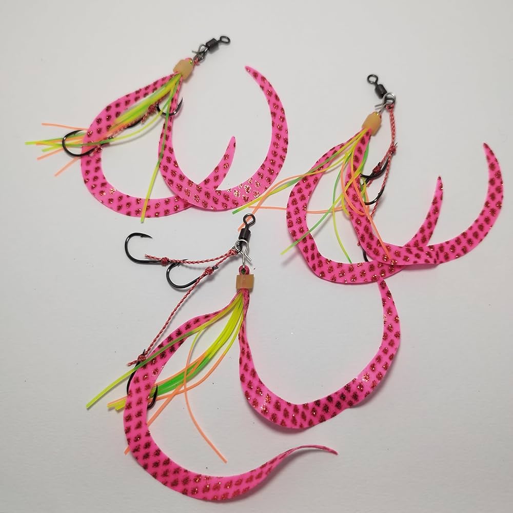 Amazon.co.jp: シーサンブルタイラバユニット 赤 3組 (ピンク