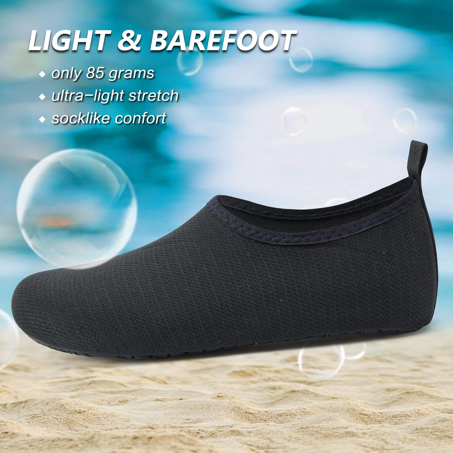 Deevike Water Shoes for Women Men Barefoot Quick-Dry Aqua Socks Slip-on for Beach Swim Surf Yoga Exercise - Image 3