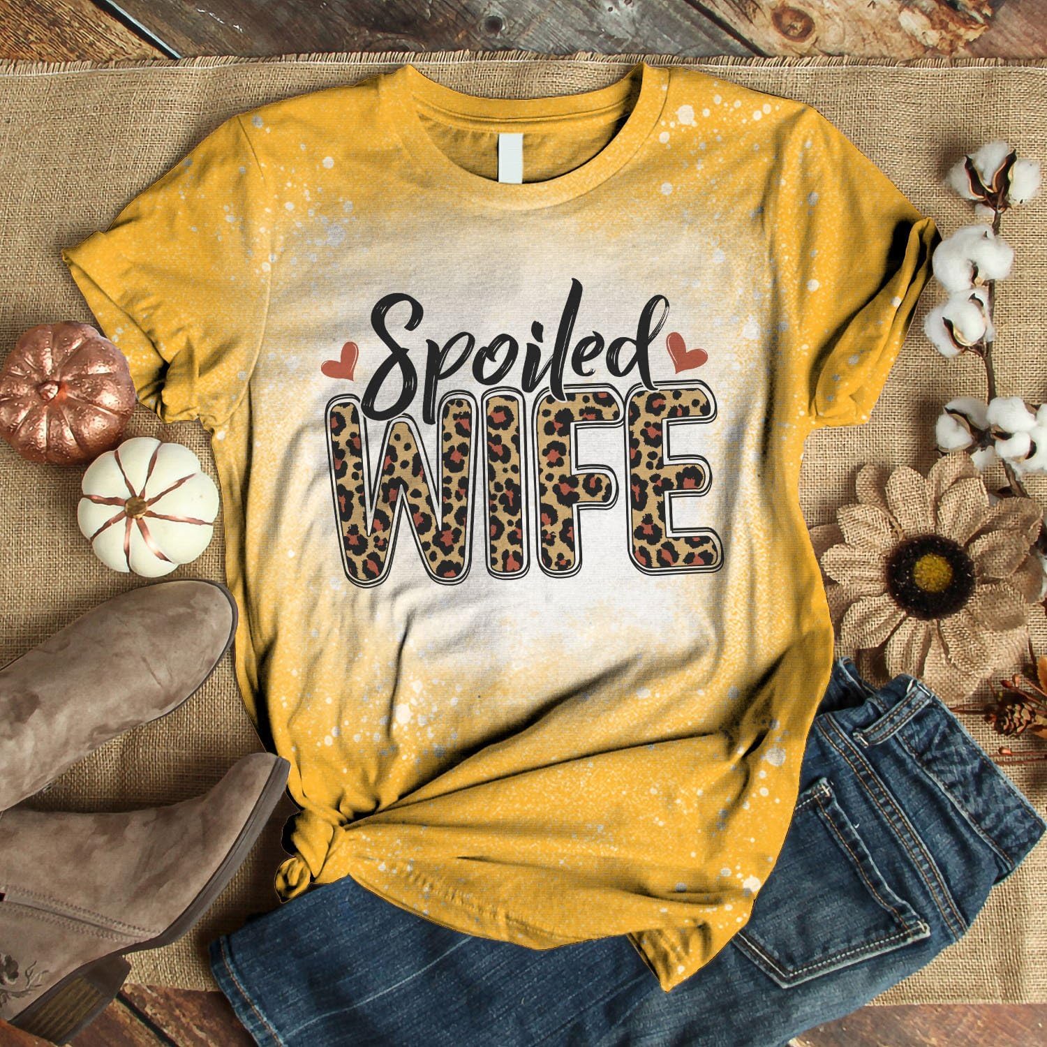 leopard print bleached shirt