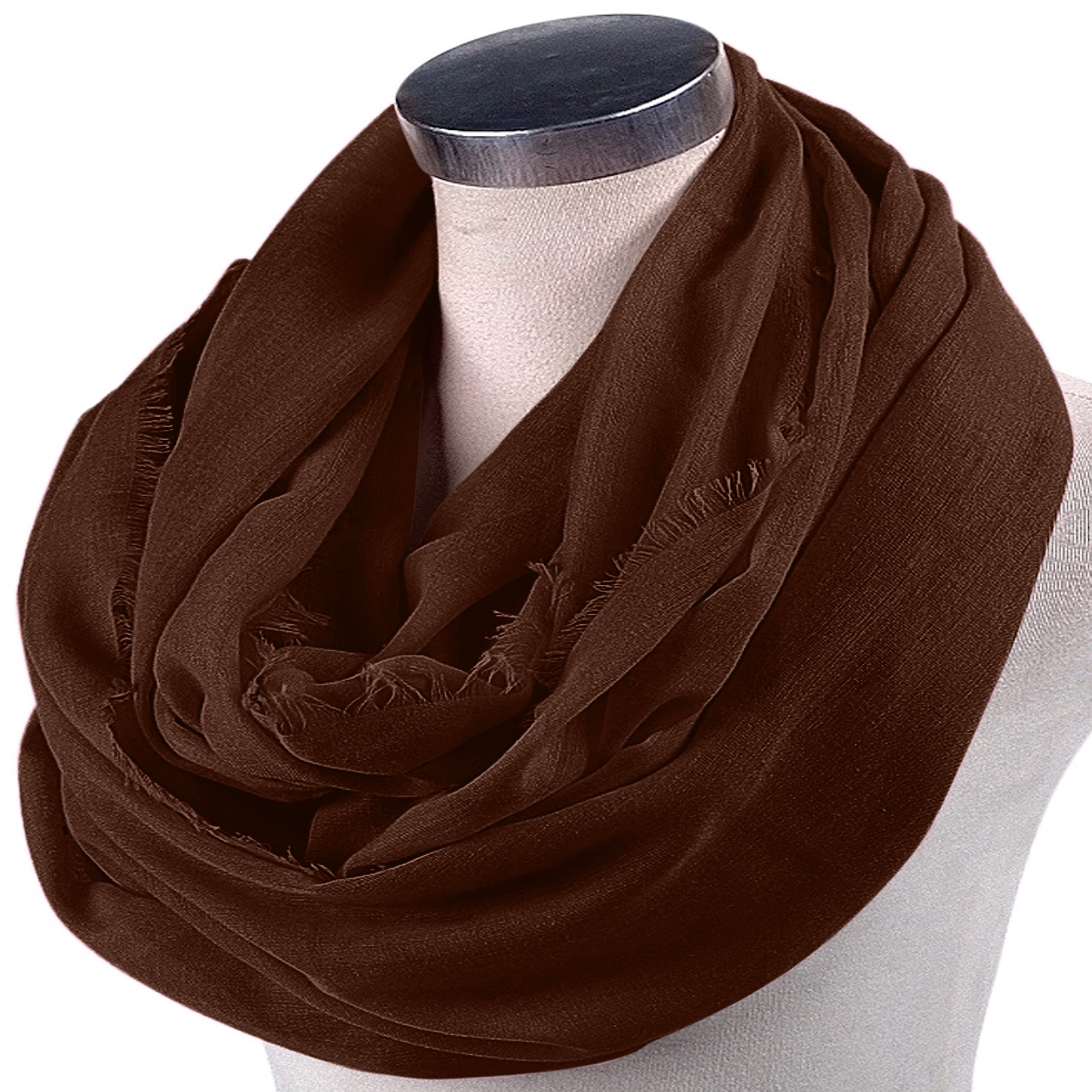 CJ Apparel Mobius Infinity Sciarpa Snood Cowl Circular Tube Eternity Scialle NUOVO
