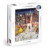 Stephen Wilkes Day to Night – 1000 Piece Jigsaw Puzzle Featuring Washington Square Park and The Iconic Architecture of Greenwich Village