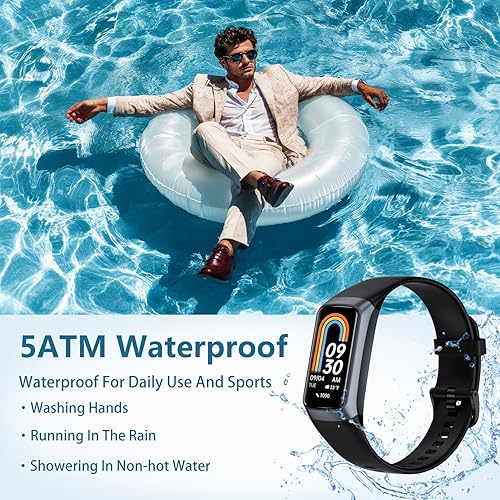 Miniatura 5 de Fitness Tracker with Heart Rate Monitor, 1.1" AMOLED Screen Smart Watch, Activity Tracker, Pedometer, Sports Bracelet with Calorie Counter, Sleep