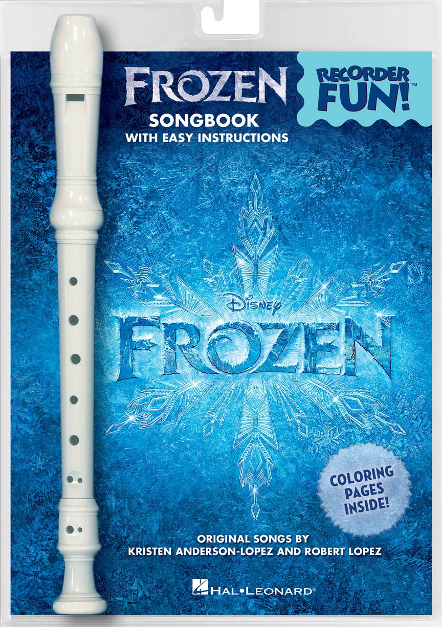 Frozen Recorder Fun! | Beginner Recorder Pack with Songbook and Instrument | Easy Disney Songs for Kids | Learn to Play Recorder with Fingering Chart and Instructions