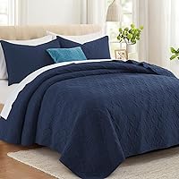 Vista 1 de Lavsiry Juego de ropa de cama de tamaño Queen con fundas de almohada, colcha ligera de verano, manta acolchada suave y fina para todas las estaciones