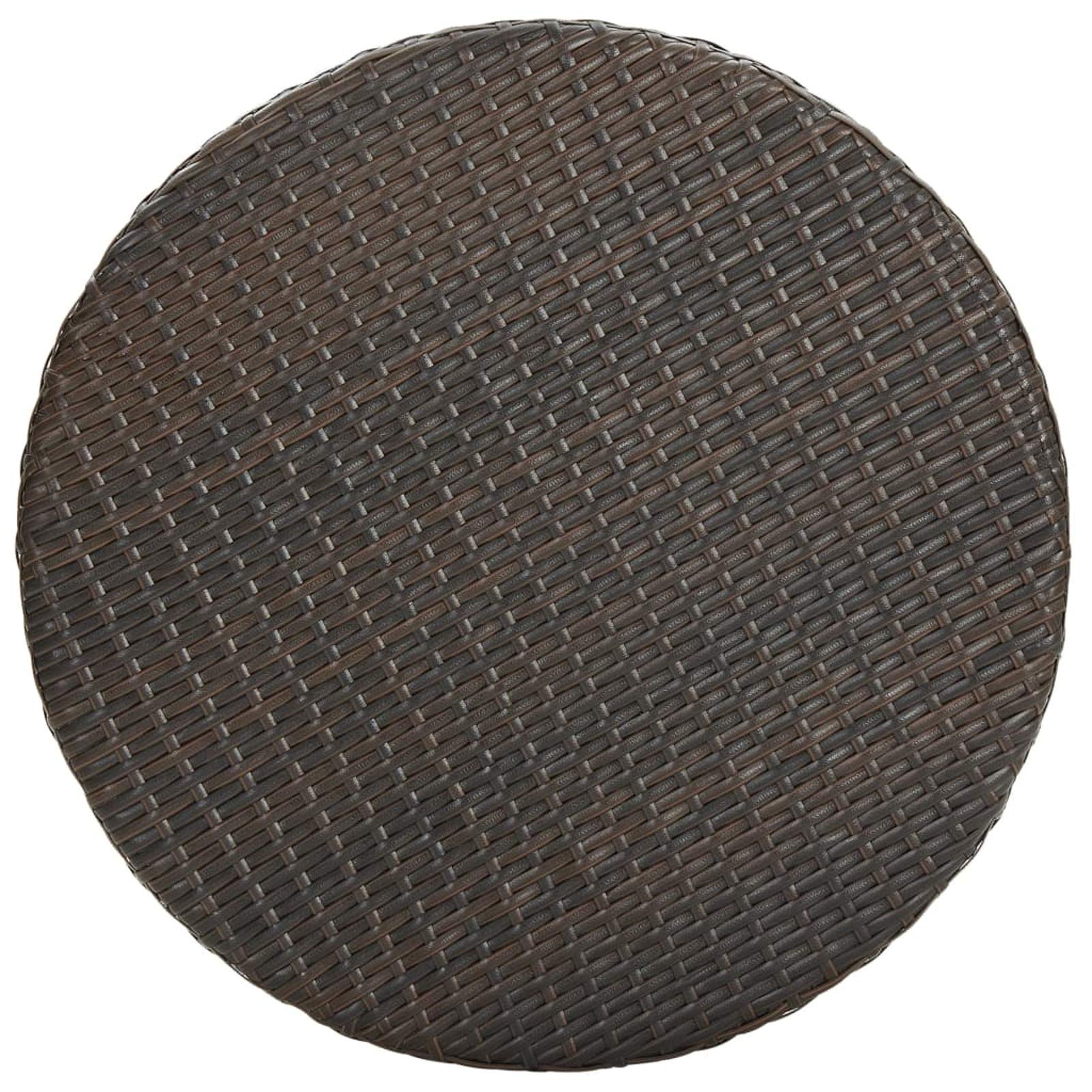 Chusui Conjunto de Bar para jardín 5 Piezas, Silla Terraza, Conjunto Jardin, Muebles Jardin Exterior, Muebles De Jardin para Terrazas Peque?as, ratán sintético marrón